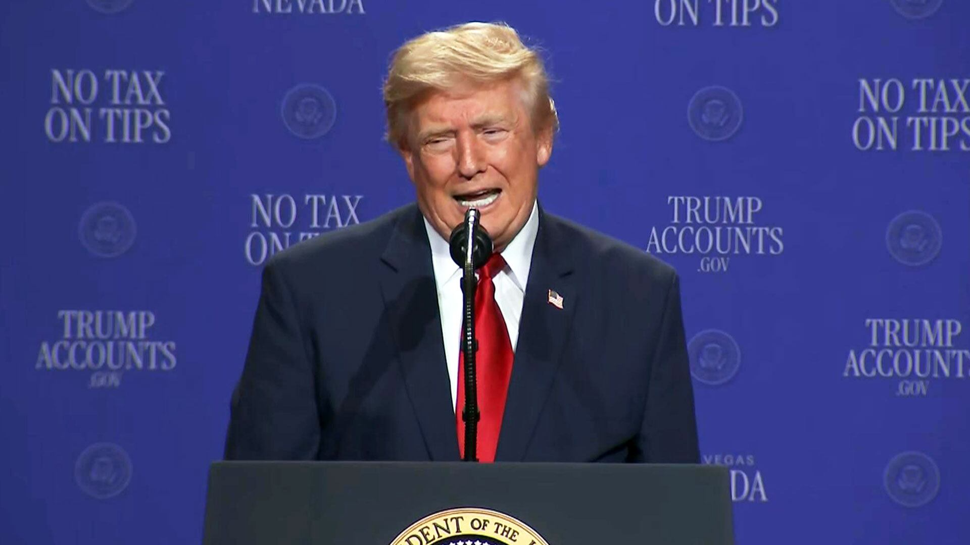 Donald Trump Criticizes Canada During Las Vegas Campaign Speech