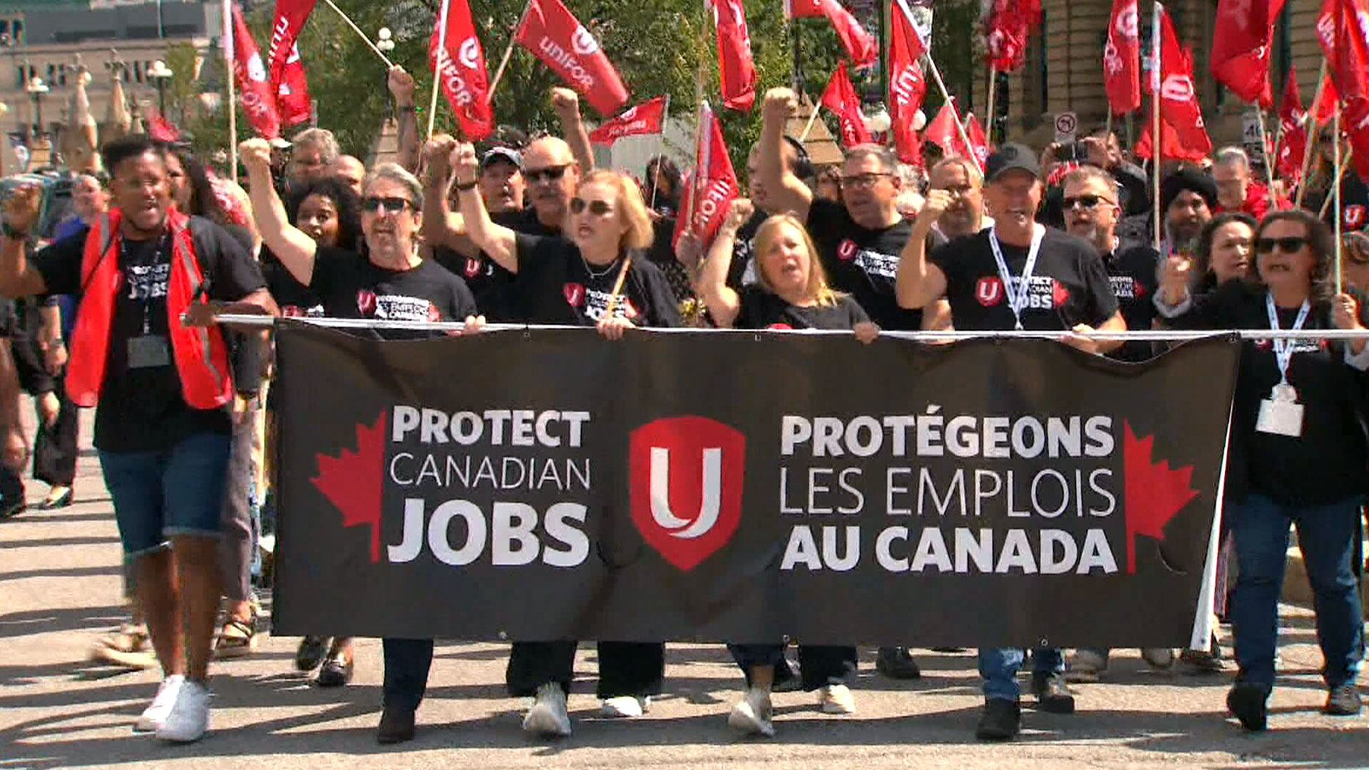 Unifor rallies in Ottawa as Canada-U.S. trade tensions threaten jobs; union urges government to protect workers